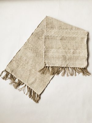 Løper jute/bomull 40x150 cm creme