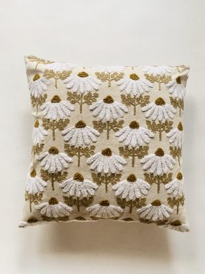 Putetrekk 45x45 cm prestekrager natur