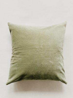 Putetrekk bomullsvelur 50x50 cm grønt